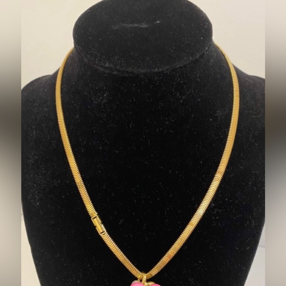 REAL SOLID JAPAN YELLOW GOLD NECKLACE - Picture 1 of 12